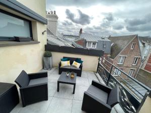 Appartements Appartement le penthouse, Villa Les Bains De Mers : photos des chambres