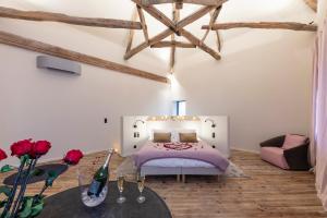 Hotels Chateau du Souzy : Chambre Double avec Baignoire Spa