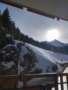 Studio transformé en 2 pièces avec cloison amovible sur La Plagne Bellecôte