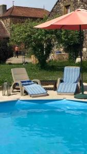 Maisons de vacances Peaceful, comfortable retreat with pool : photos des chambres