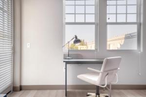 Burlingame 1BR w gym wd rooftop nr Caltrain SFO-1056