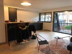 Appartements Au Nom du Zen 3 pieces avec terrasse coeur Deauville : photos des chambres