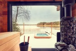 Beautifully renovated lakeside red cottage - Nummi