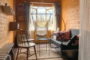 Bed&Boat two-story boathouse on lake+boat (incl.) - Kolberģi