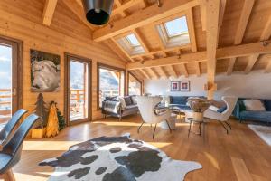 Maisons de vacances Chalet les 3 cerfs : photos des chambres