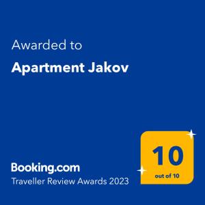 Apartment Jakov