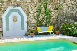 Maisons de vacances Charming property with private pool and sea view : photos des chambres