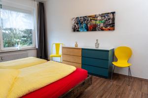 Art City-Studios Kassel 6 und 9 mit 2 Schlafzimmern, groß, modern, citynah, kostenfreie Parkplätze, Süd-Balkons, ruhig, Herkulesblick, voll ausgestattet