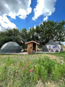 Tentes de luxe Dome insolite Cedre jacuzzi et petits dejeuners inclus : photos des chambres