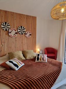 Maisons de vacances Lodge Cosy tout confort Lodge des Oliviers : photos des chambres