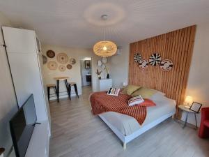 Maisons de vacances Lodge Cosy tout confort Lodge des Oliviers : photos des chambres