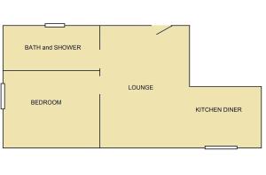 One-Bedroom Apartment room in Marazion Hotel