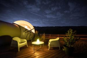 Tentes de luxe Bulle a la Belle etoile : photos des chambres