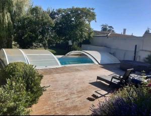 Maisons de vacances Maison piscine a 3' de la mer. : photos des chambres