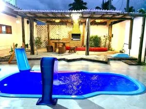 Casa Xiê com piscina, churrasqueira e jardim - 圣米格尔-杜斯米拉格里斯