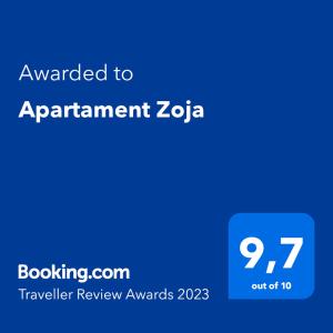 Apartament Zoja