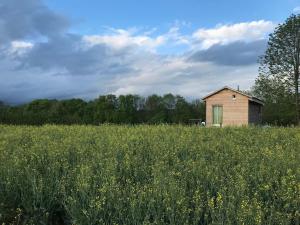 Maisons de vacances Maison en bois dans un pre : photos des chambres