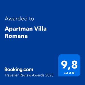 Apartman Villa Romana 