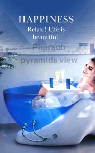 Pharaoh jacuzzi pyramids view