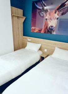 Hotels Kyriad Direct Nevers Nord - Varennes Vauzelles : 2 Lits Simples