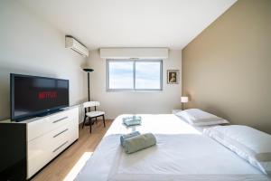 Appartements Baie Roquebrune, Balcon Vue Mer, Parking Gratuit : photos des chambres