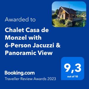 Chalets Chalet Casa de Monzel with 6-Person Jacuzzi & Panoramic View : photos des chambres