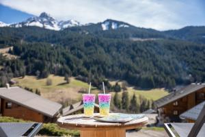 Appartements Au Chalet Le Pery, vue sur le Mont de Grange : photos des chambres