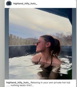 Highland cabin - relaxing hot tub