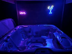 Romantic room sauna jacuzzi