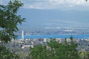 Appartements Cosy appartement avec vue sur Geneve : Appartement 1 Chambre