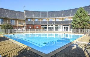 Awesome Apartment In quemauville With Outdoor Swimming Pool, Heated Swimming Pool And 1 Bedrooms