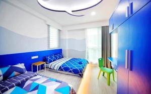 reSTARY - Ocean, Sutera Avenue Infinity Pool - Imago Opposite - KK City- 4BR,12Pax 来沙旅 海洋主题公寓 - 无边际日落海景泳池 - Imago商场对面 - KK市中心 - 4房12人