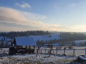 Domki z widokiem na Tatry