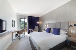Hotels Crowne Plaza Lyon Parc de la Tete d'Or : Chambre Supérieure avec Grand Lit et Balcon - Vue sur le Parc - Non remboursable