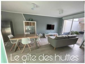 Maisons de vacances Charmant gite au coeur des huttes, proche de la mer : photos des chambres