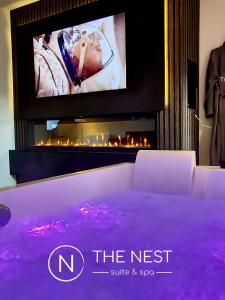 Appartements The Nest. duplex jacuzzi hyper centre de Senlis : photos des chambres