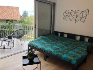 Appartements Studio Moderne, Terrasse et Parking : photos des chambres