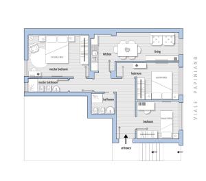 50 Papiniano apartment