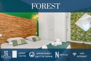 Appartements HOMEY FOREST - Hypercentre - Proche Gare et Tram - Wifi & Netflix : photos des chambres