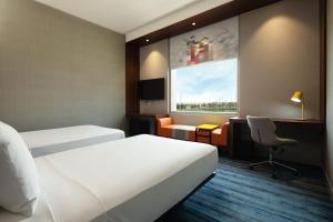 Aloft Room – Twin Bed (Complimentary Shuttle to Expo Metro Station & Al Maktoum International Airport) room in Aloft Dubai South