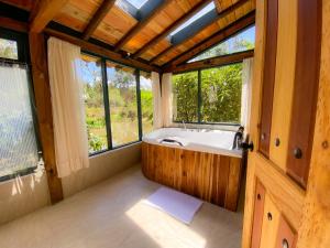 "Suite Cabaña Cantodeagua - Jacuzzi -Refugio en Reserva Natural Urbana - Villa de Leyva"