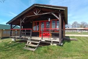 Chalets Houten chalet : photos des chambres