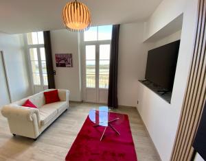 Appartements La Vague Tendresse - Vue mer - Jacuzzi & Sauna : photos des chambres