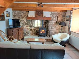 Maisons de vacances Breton stone house very close to the beach, Landeda : photos des chambres