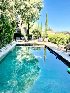 Maisons de vacances Maison avec piscine a Lacoste : photos des chambres