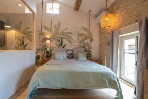 B&B / Chambres d'hotes Songes de vigne : Chambre Double avec Baignoire Spa - Non remboursable