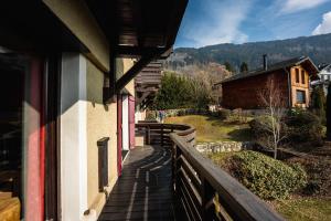 Maisons de vacances Spacious apartment with garage and balcony overlooking the mountains : photos des chambres