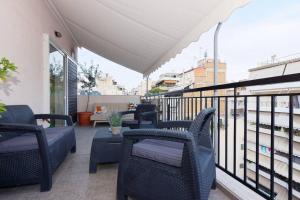 Big terrace near metro and Athens center