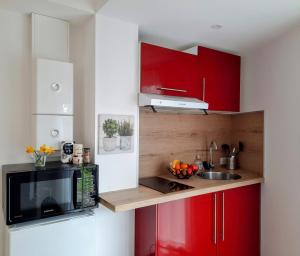 Appartements Au P'tit Brevin, adorable studio a 300 metres de l'Ocean : photos des chambres