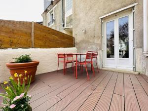 Appartements Le jardin secret - Jardin/Loire : photos des chambres